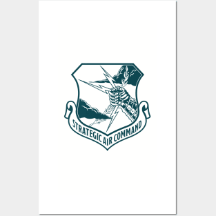 SAC Emblem Single Color Dark Aqua Posters and Art